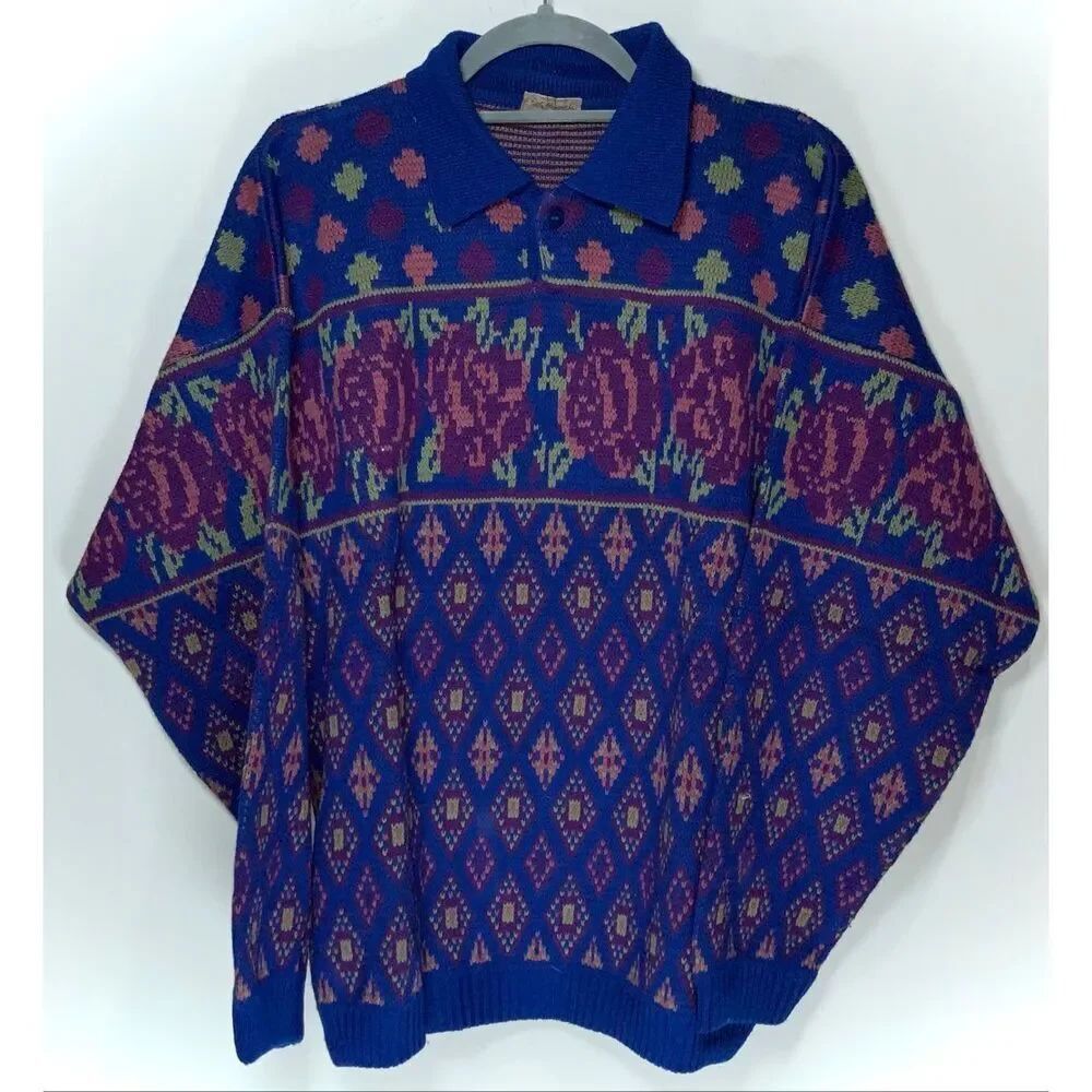 John Wanamaker the men’s store vintage wool sweater size large